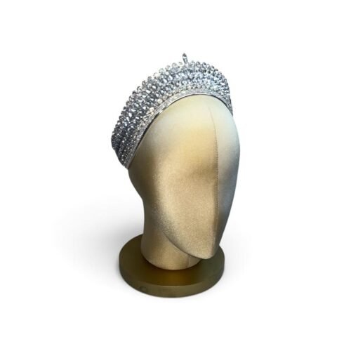 Tiara de navette, plateada